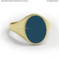 Gold signet ring with seal stone 13x10 mm Gold signet ring with seal stone 13x10 mm
