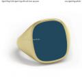 Gold signet ring with seal stone 15x13 mm Gold signet ring with seal stone 15x13 mm
