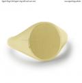 Gold signet ring with seal 12x10 mm Gold signet ring with seal 12x10 mm