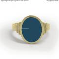 Gold signet ring with seal stone 13x10 mm Gold signet ring with seal stone 13x10 mm