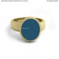 Gold signet ring with seal stone 12x10 mm Gold signet ring with seal stone 12x10 mm