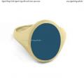 Gold signet ring with seal stone 13x10 mm Gold signet ring with seal stone 13x10 mm