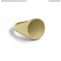 Gold signet ring with seal 11,5x10 mm Gold signet ring with seal 11,5x10 mm