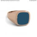 Rose gold signet ring with seal stone 10x9,5 mm Rose gold signet ring with seal stone 10x9,5 mm