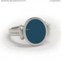 Silver signet ring with seal stone 12x10 mm Silver signet ring with seal stone 12x10 mm