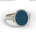 Silver signet ring with seal stone 12x10 mm Silver signet ring with seal stone 12x10 mm