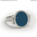 White gold signet ring with seal stone 12x10 mm White gold signet ring with seal stone 12x10 mm