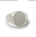 White gold signet ring with seal 12x10 mm White gold signet ring with seal 12x10 mm