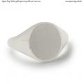 White gold signet ring with seal 12x10 mm White gold signet ring with seal 12x10 mm