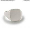 White gold signet ring with seal 13x11 mm White gold signet ring with seal 13x11 mm