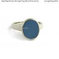 Womens silver signet ring with seal stone 11x9 mm Womens silver signet ring with seal stone 11x9 mm