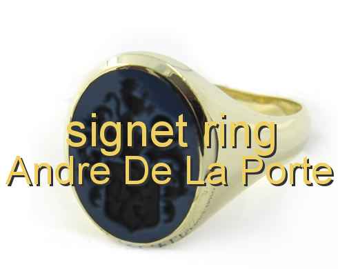 signet ring André de la Porte