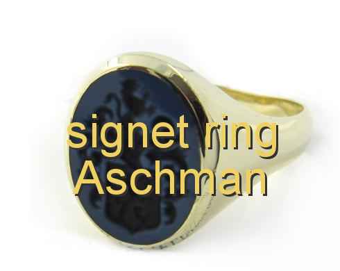 signet ring Aschman