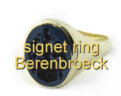signet ring Berenbroeck