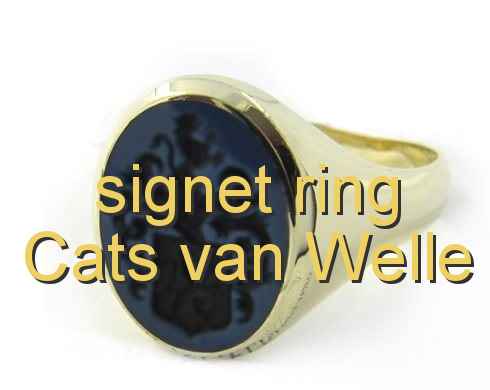 signet ring Cats van Welle