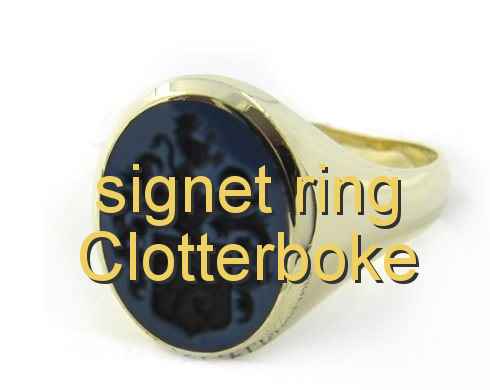 signet ring Clotterboke