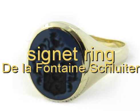 signet ring De la Fontaine Schluiter