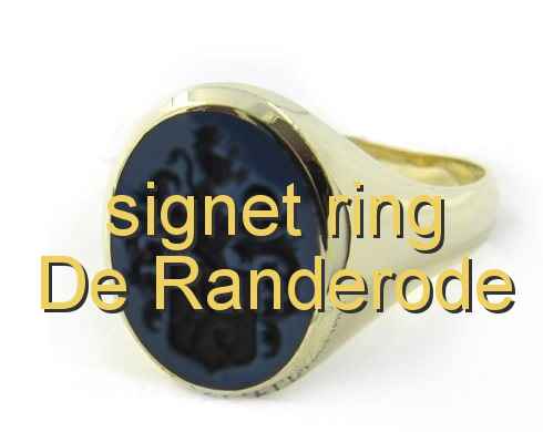 signet ring De Randerode