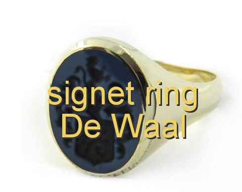 signet ring De Waal