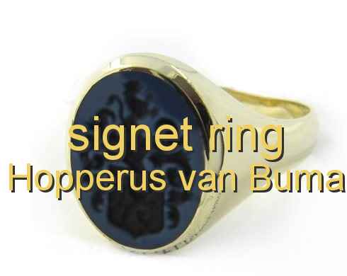 signet ring Hopperus van Buma