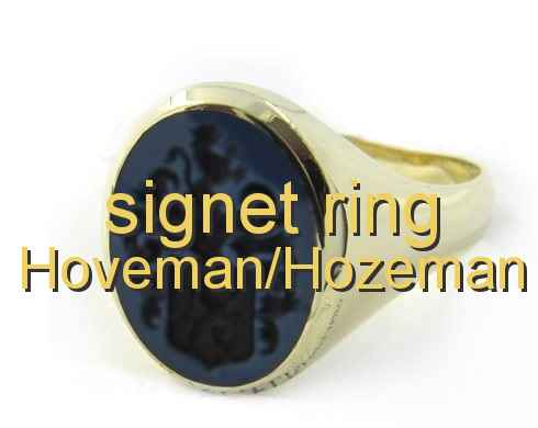 signet ring Hoveman/Hozeman