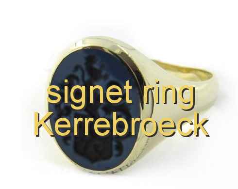 signet ring Kerrebroeck