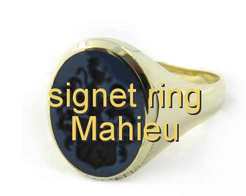 signet ring Mahieu