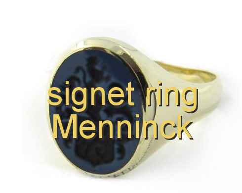 signet ring Menninck