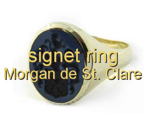 signet ring Morgan de St. Clare