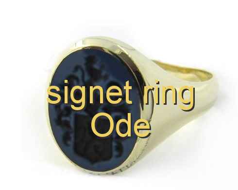 signet ring Odé