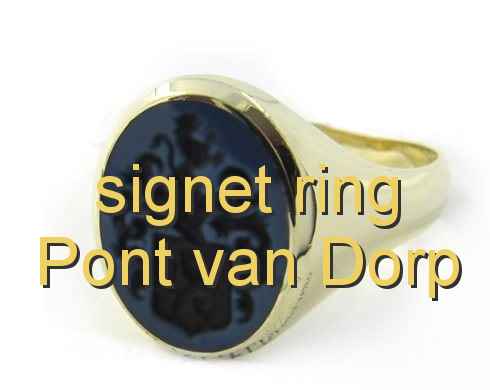 signet ring Pont van Dorp
