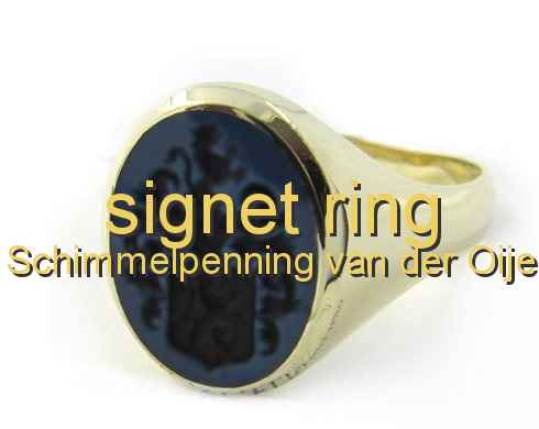 signet ring Schimmelpenning van der Oije