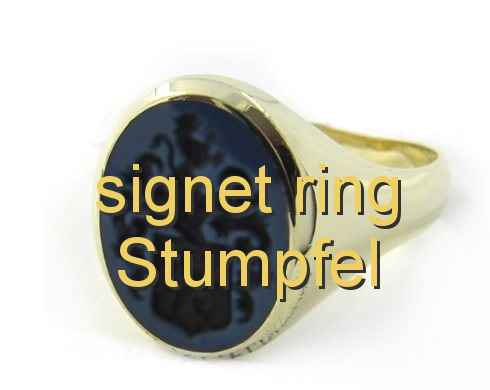 signet ring Stumpfel