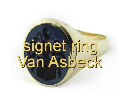 signet ring Van Asbeck