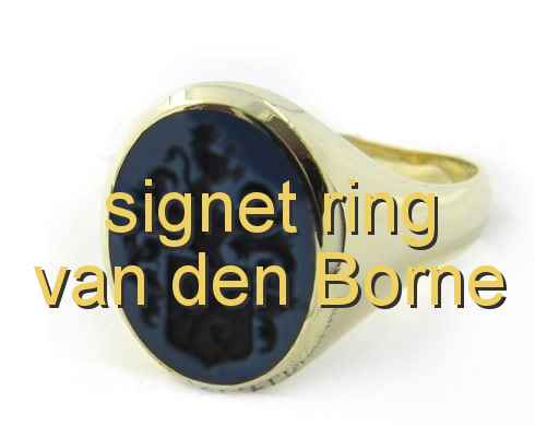 signet ring van den Borne
