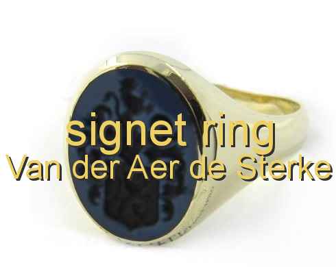 signet ring Van der Aer de Sterke