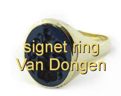 signet ring Van Dongen