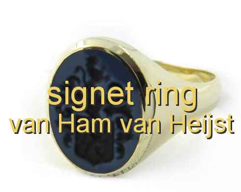 signet ring van Ham van Heijst