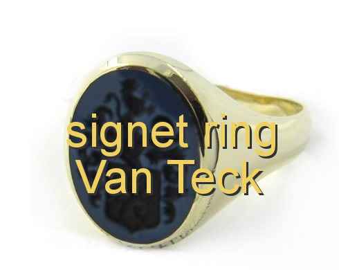signet ring Van Teck