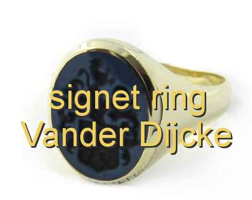 signet ring Vander Dijcke