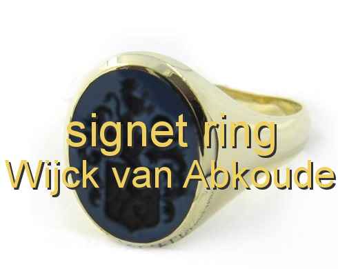 signet ring Wijck van Abkoude