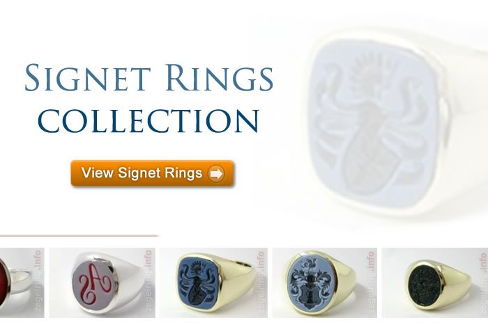 Signet rings collection
