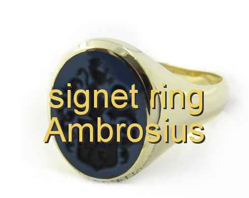 signet ring Ambrosius