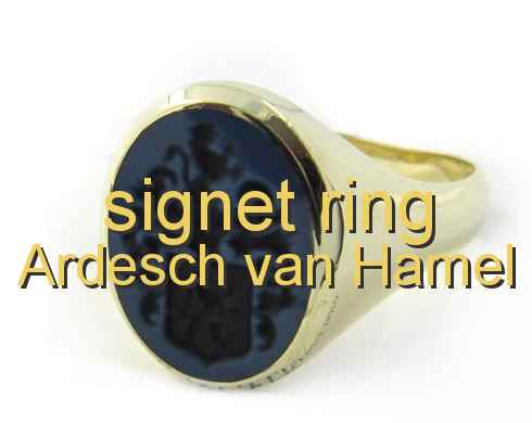 signet ring Ardesch van Hamel