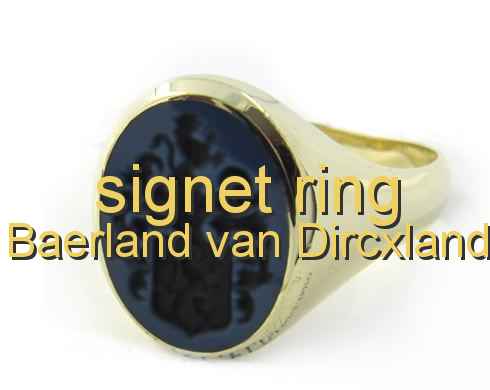 signet ring Baerland van Dircxland