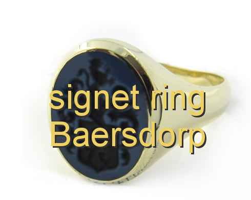 signet ring Baersdorp