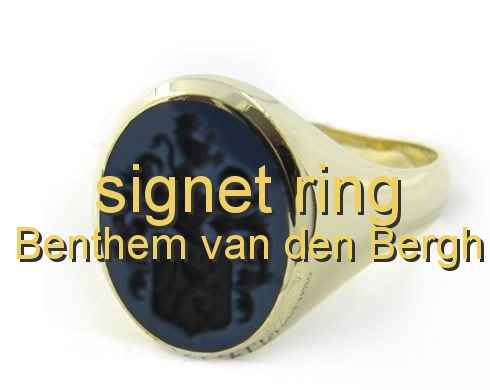 signet ring Benthem van den Bergh