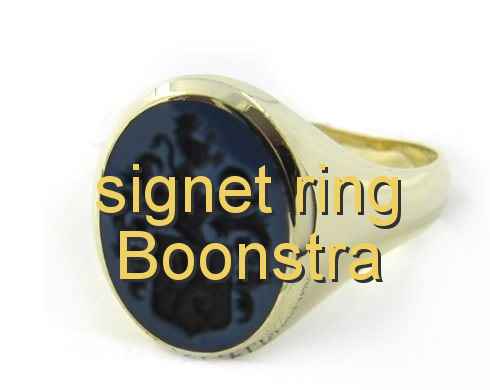 signet ring Boonstra