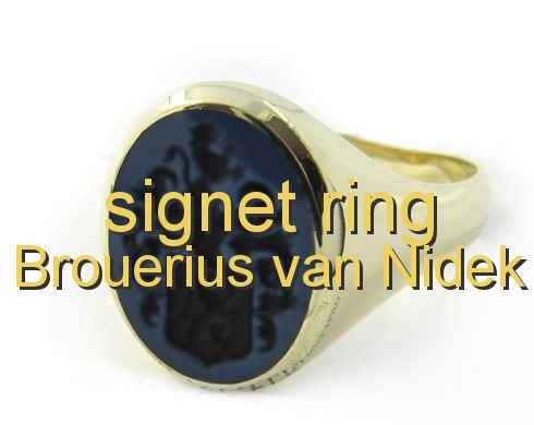 signet ring Brouerius van Nidek
