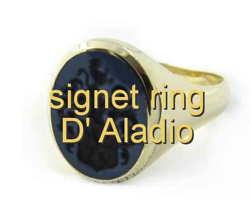 signet ring D' Aladio